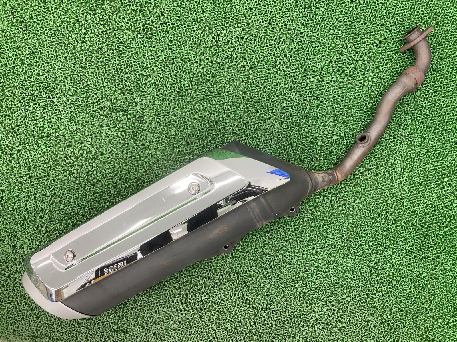 スカイウェイブ マフラー 06H2 スズキ 純正 中古 バイク 部品 CJ44A CJ45A フルエキ ヒートガード インジェクション 車検 Genuine