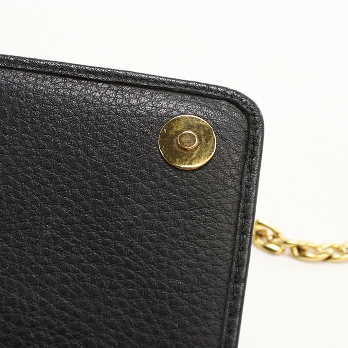 PRADA プラダ 1BP290 2E3A F0002 チェーンウォレット レザー