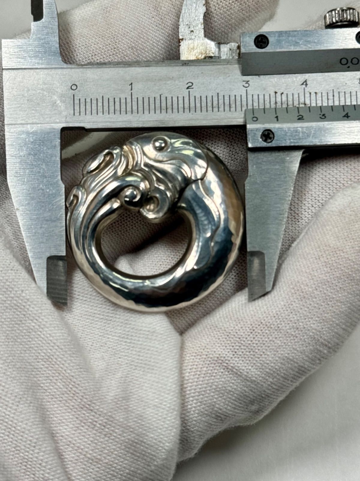 美品】 Georg Jensen ジョージジェンセン ピンブローチ 魚