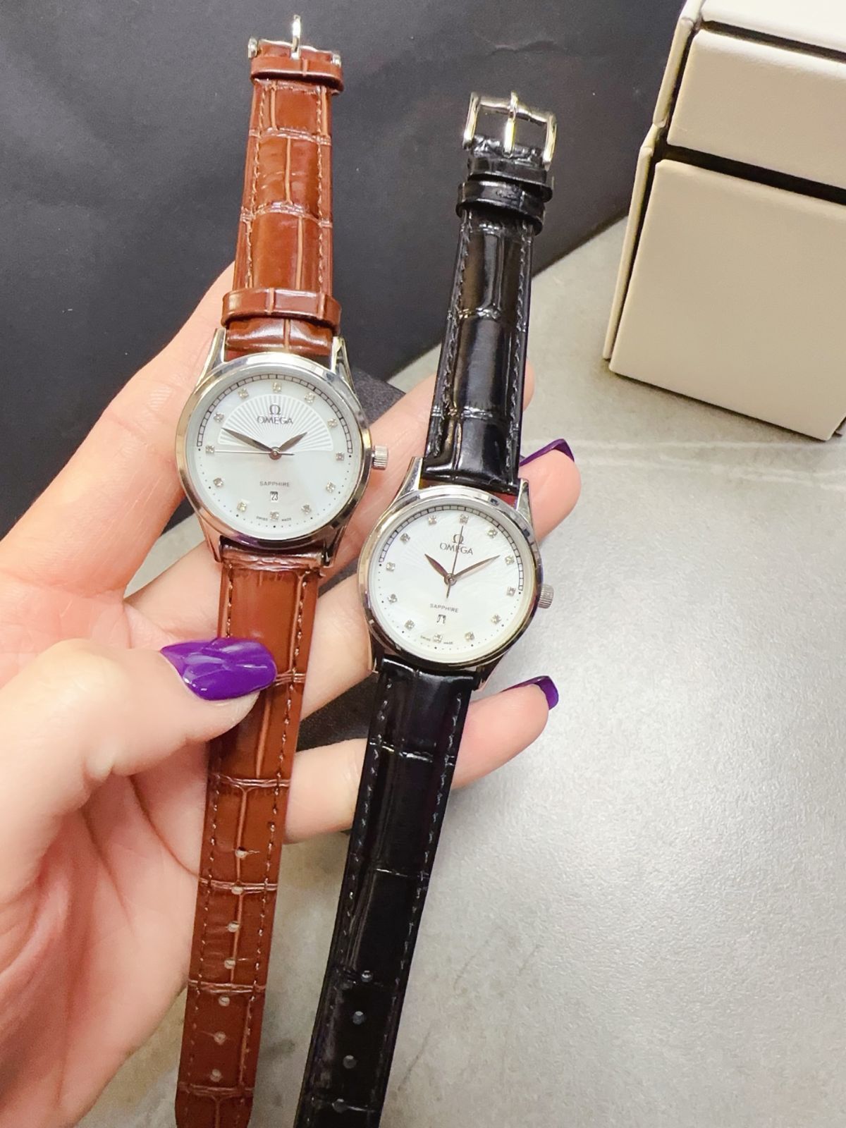 OMEGA オメガ レディース腕時計 32mm｜クオーツ×マルチカラー
