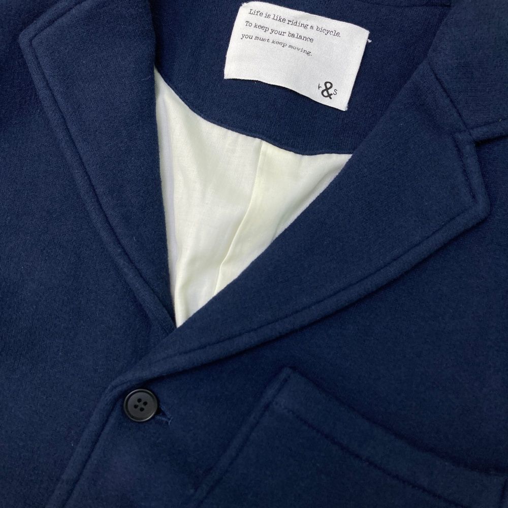 【新品】ラフアンドスウェル ジャケット ネイビー Ｓサイズ rough&swell ラフアンドスウェル 61 MADISON JACKET ジャケット