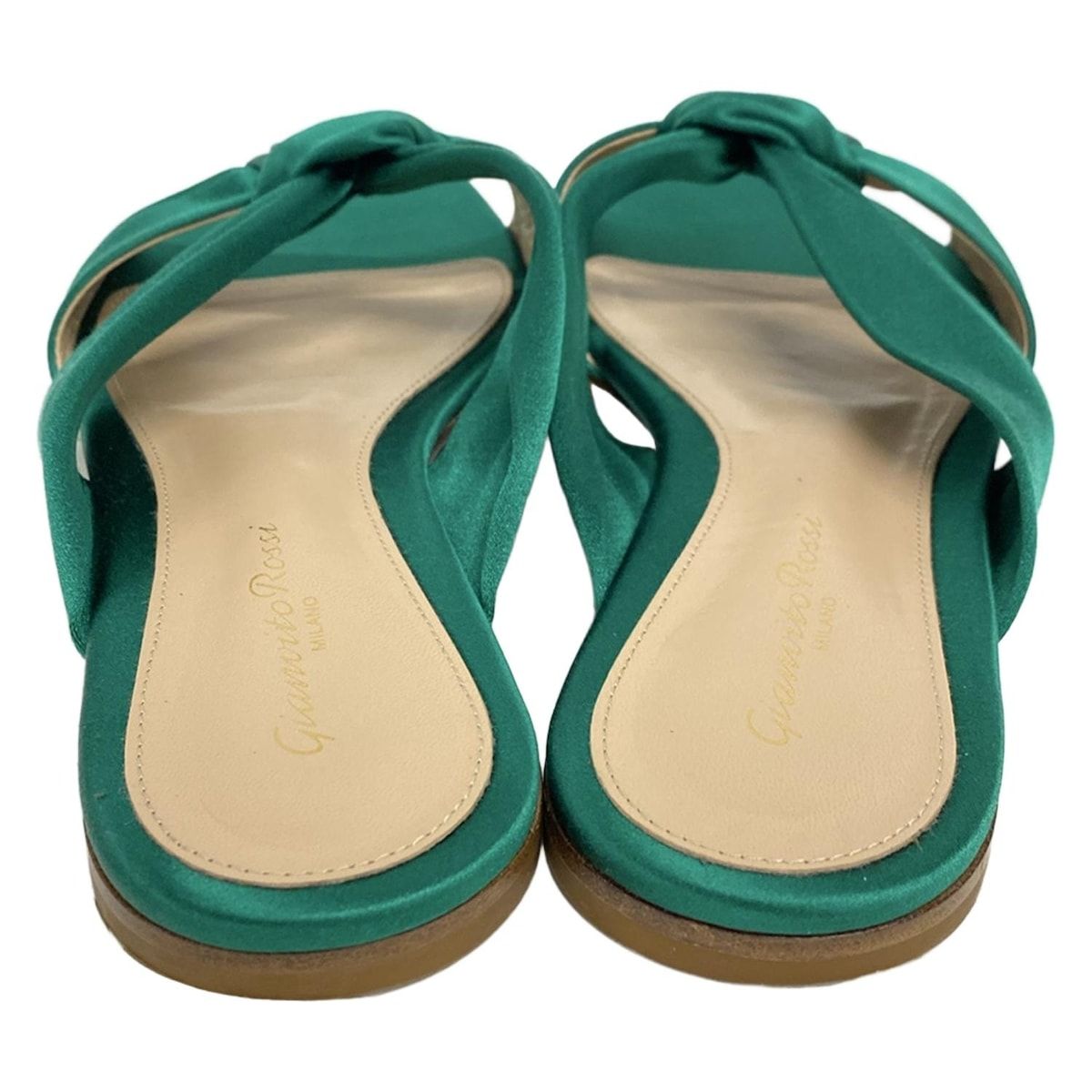 Gianvito Rossi ジャンヴィト ロッシ ミュール 37 1|2 レディース - グリーン KIN-KAAI_COM