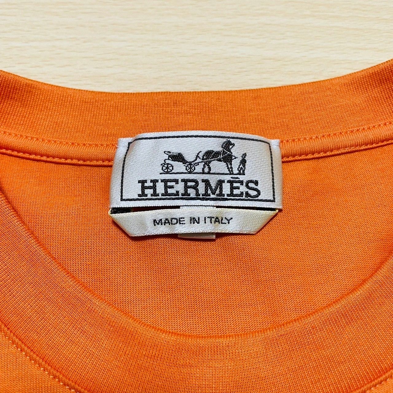 新品未使用・タグ付き】エルメス HERMES サドルステッチ Tシャツ 