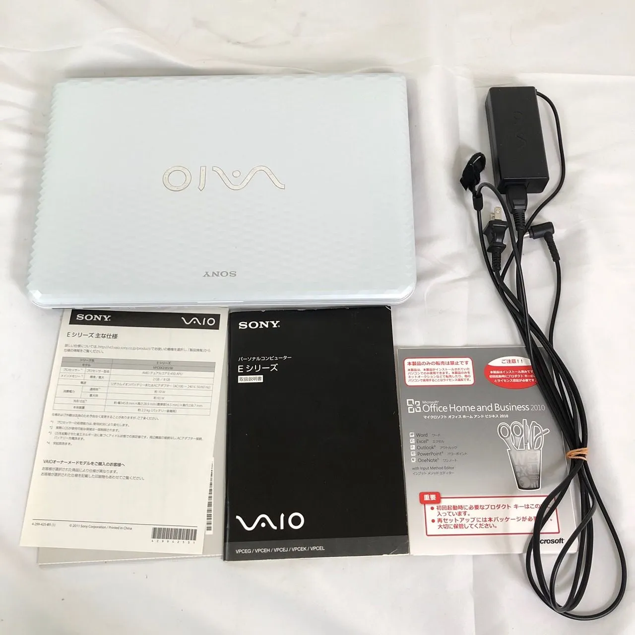 OS無しジャンクSONY VAIO 2011製VPCEK23FJ MS Office Home and 