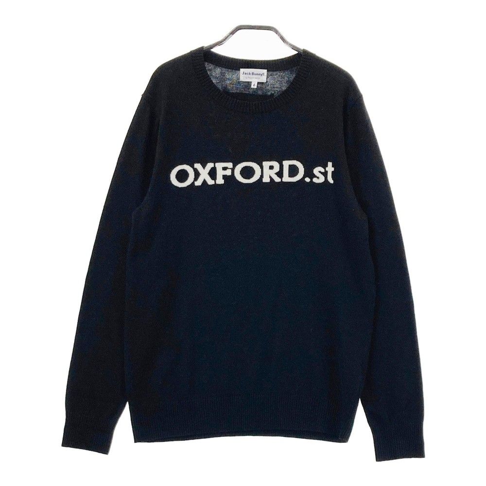 Jack Bunny!! ジャックバニー クルーセーター【ブラック/6】新品