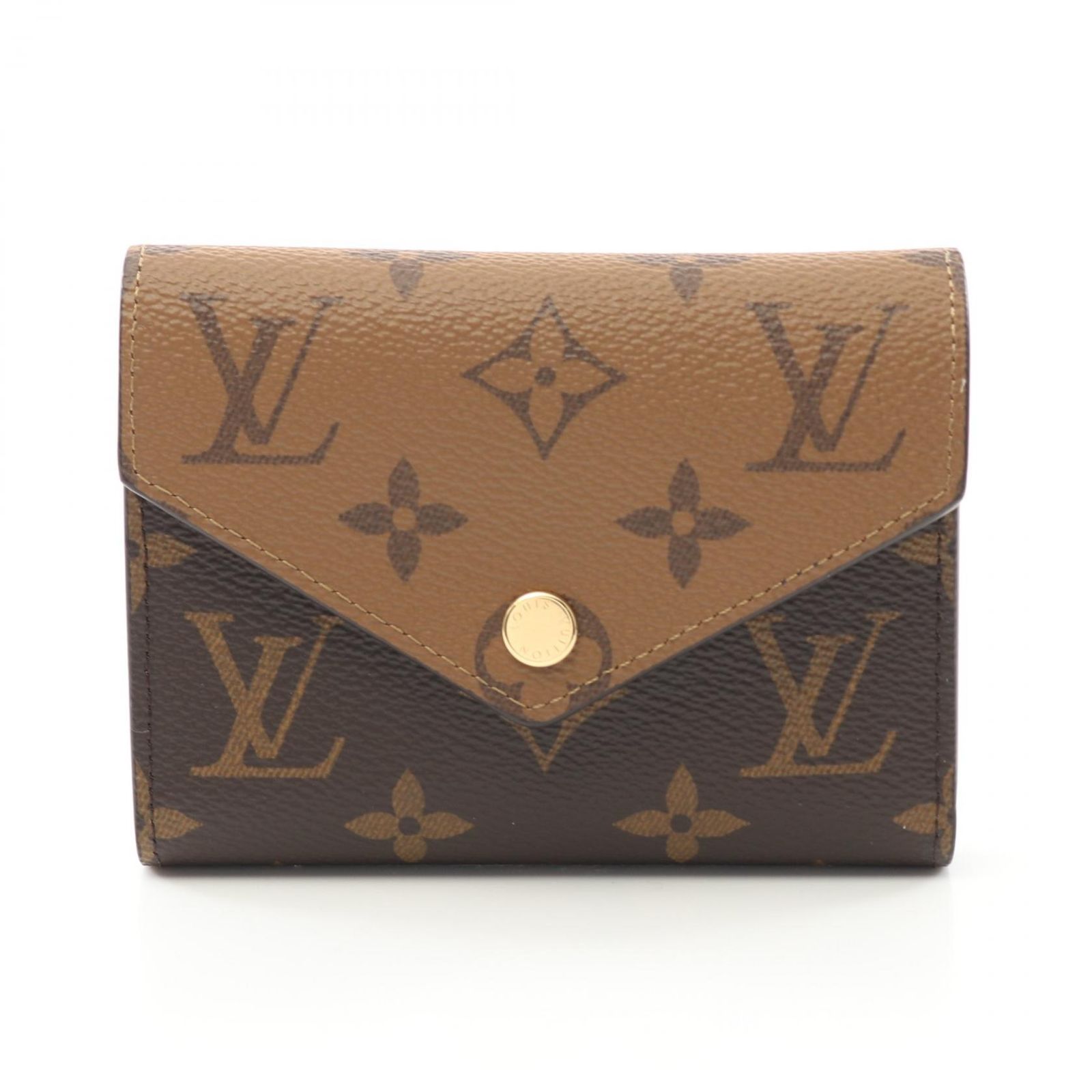 LOUIS VUITTON ルイ ヴィトン ポルトフォイユヴィクトリーヌ モノグラムリバース 三つ折り財布