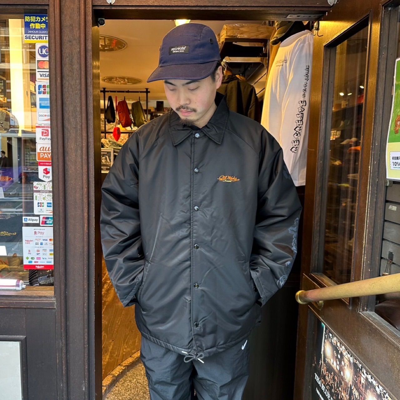 新品・未使用】OILWORKS COACH JACKET (CLASSICS) BLACK オイル