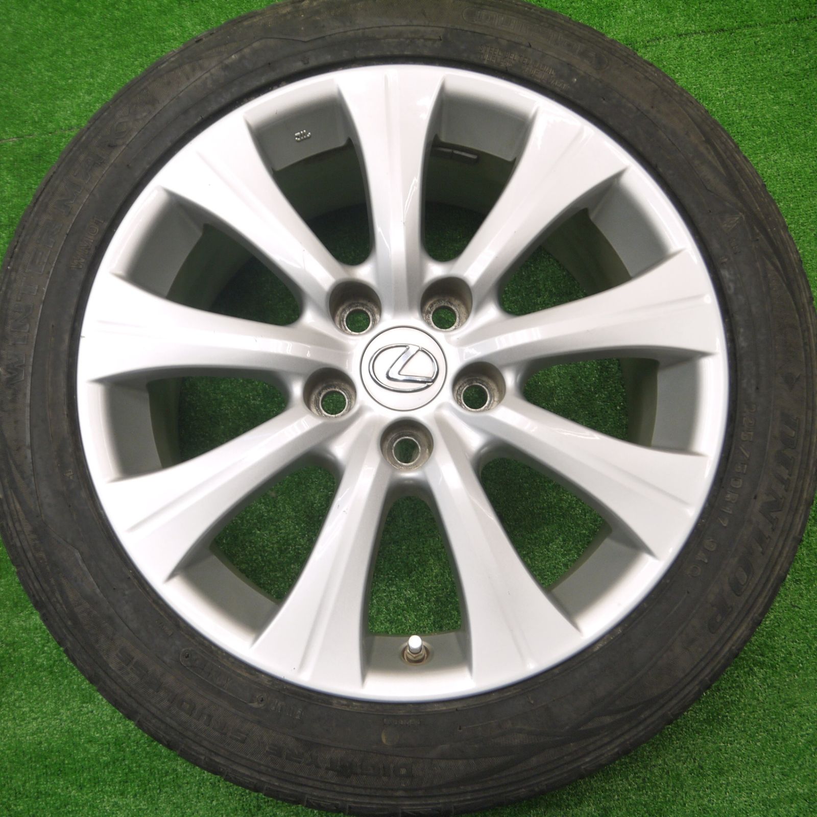 225 50 R17 レクサス純正ホイル スタッドレスタイヤ 