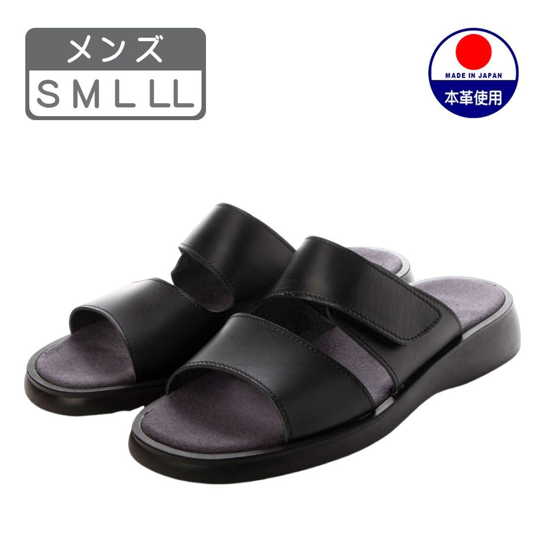 ☆新品☆【GC1207_BLACK】メンズ レザー サンダル ビジネス ☆新品☆【GC1207_BLACK】メンズ レザー サンダル ビジネス