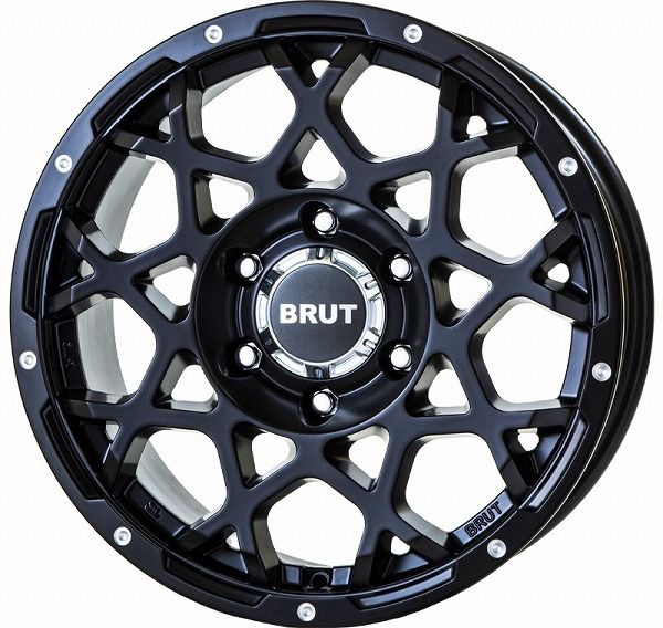 BRUT ホイール BR-55 ミルドサティンブラック 17インチ×7.5J ＋20 6H139.7