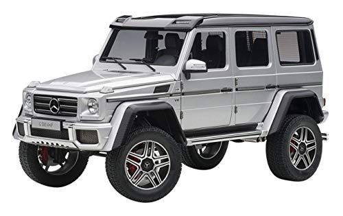 AUTOart 1/18 メルセデス・ベンツ G500 4×4スクエアード シルバー 完成品