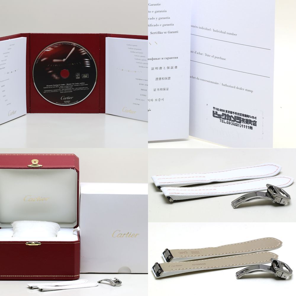 CARTIER カルティエ ロードスターSM W62054V3【磨き済/電池交換済 