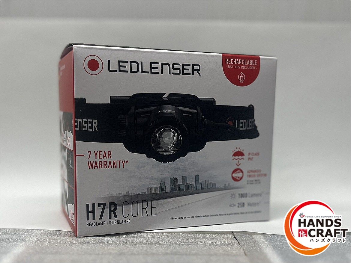 ◆ ♥ LEDLENSER レッドレンザーレッドレンザー H7RCORE ヘッドライト 充電式LEDヘッドライト