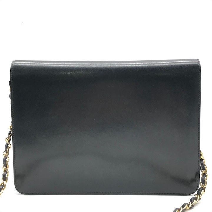 美品 CHANEL シャネル ココマーク プッシュロック カーフスキン