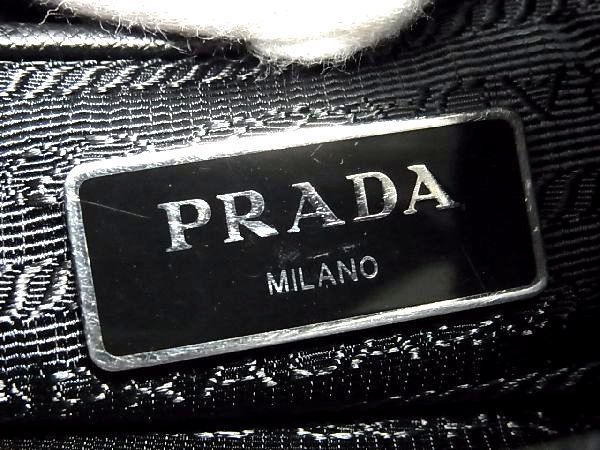 □極美品□ PRADA プラダ テスートナイロン×サフィアーノレザー ワン