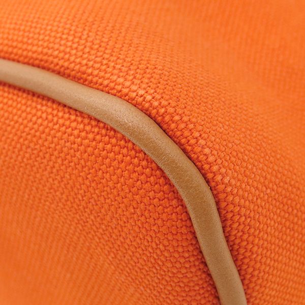 エルメス HERMES ポーチ ボリードポーチ MM コットン オレンジ