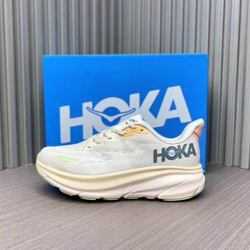 美品 HOKA ONEONE Clifton 9 ホカオネオネ WIDE クリフトン9ワイド スニーカー 5