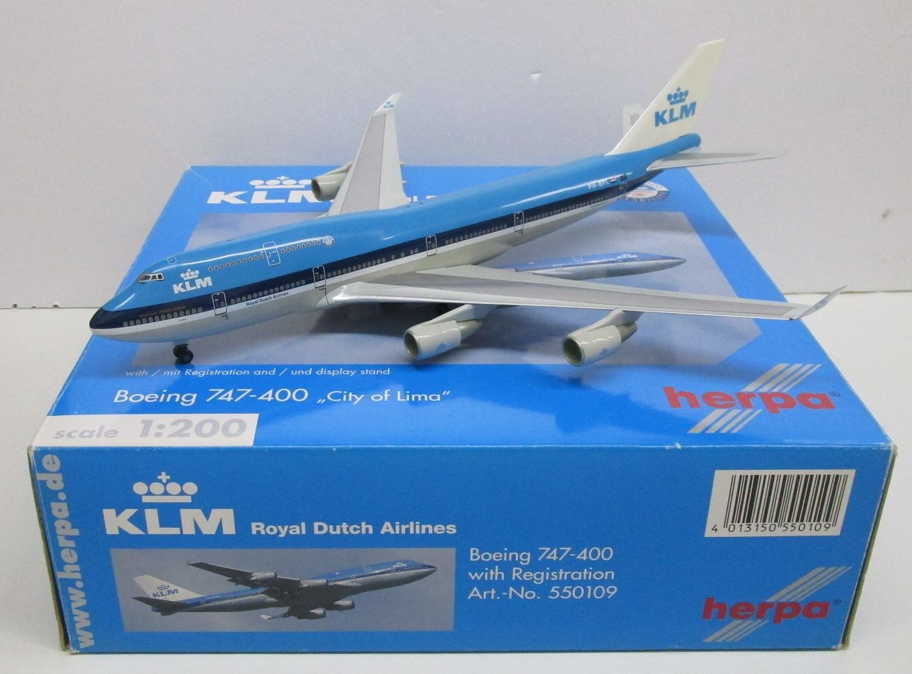 ヘルパ 1/200 550109 B747-400 KLM PH-BFL【D】krt070509m