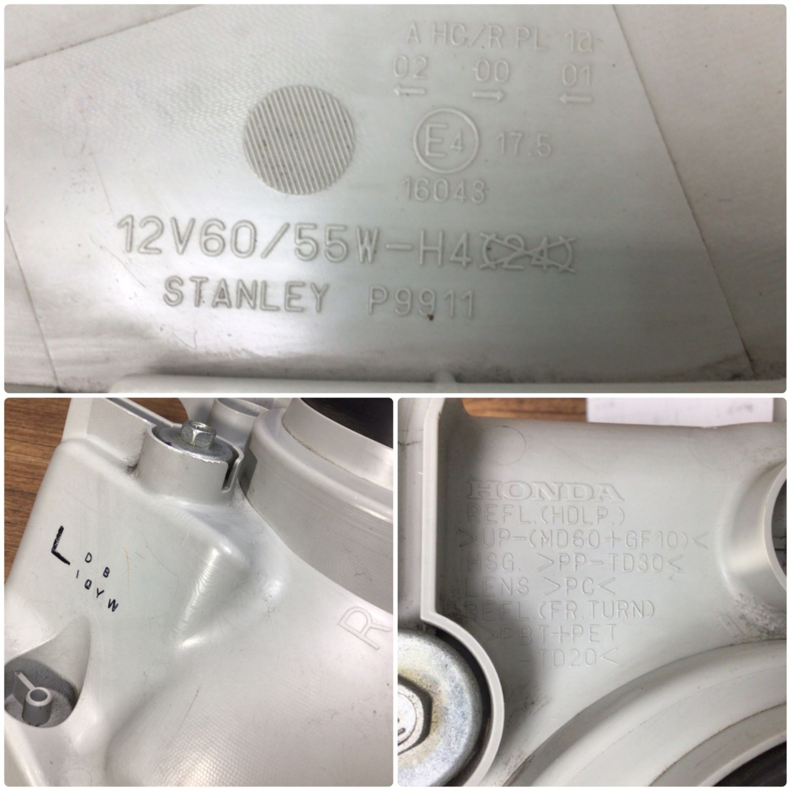 未使用】HONDA N-BOX JF1 純正 ヘッドライトユニットR 右【33101-TY0 
