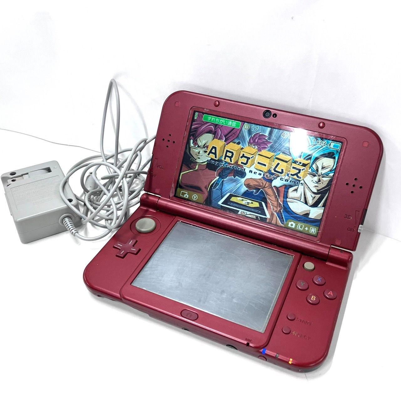 Newニンテンドー3dsll メタリックレッド 本体 充電器付き New Nintendo