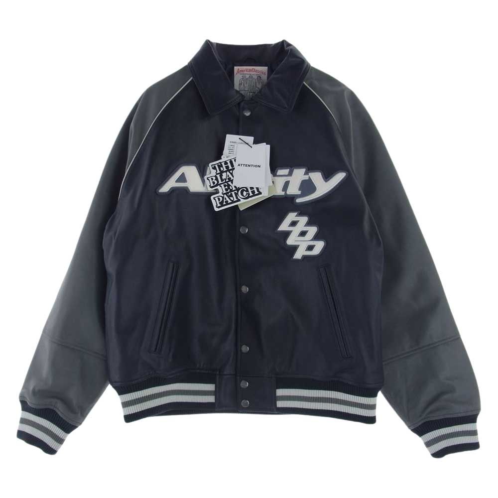 ブラックアイパッチBLACK EY PATCH AVIREX ブラックレザー L