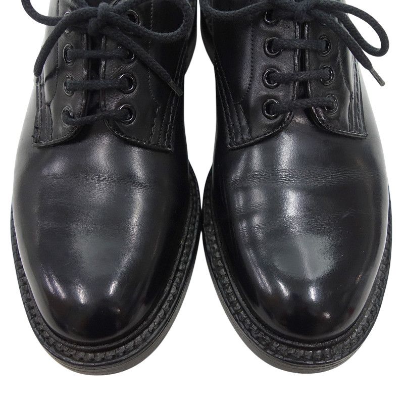 トリッカーズ Black Box Calf レザー シューズ ブラック サイズ メンズ6.5