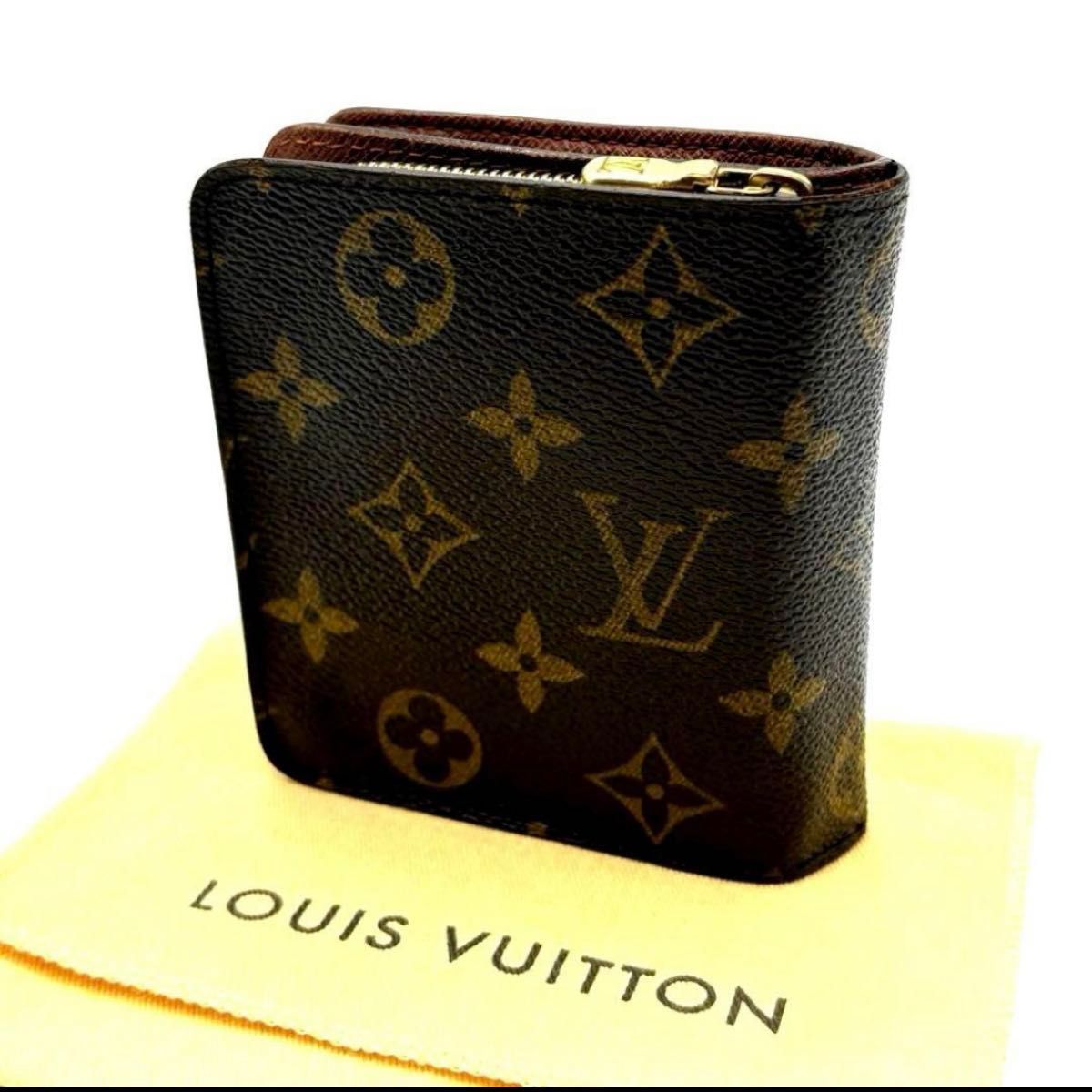 ルイヴィトン モノグラム コンパクトジップ 二つ折り財布 M61667 LOUIS VUITTON ルイヴィトン コンパクト・ジップ 二つ折り財布