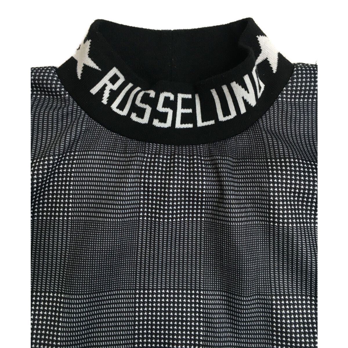 中古 メンズ ラッセルノ RUSSELUNO 半袖シャツ 5(L) 黒×白 ブラック