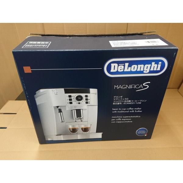 未使用品】 デロンギ ECAM22112W マグニフィカS コンパクト全