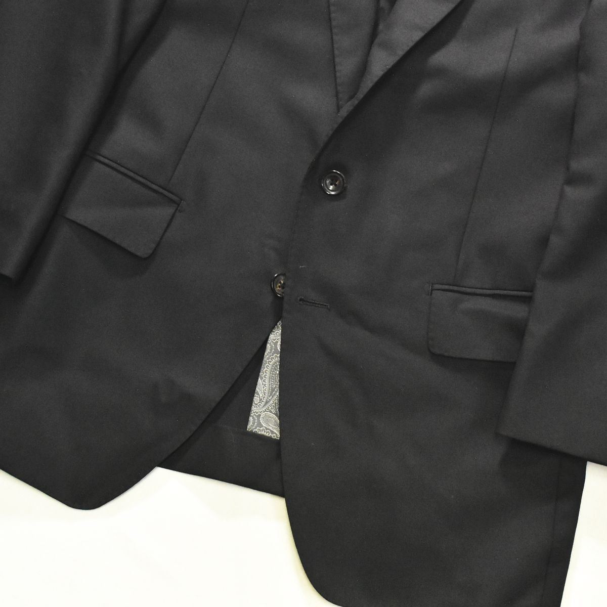 ◎美品/圧巻のスリーピース◎銀座グローバルスタイル　ペイズリー柄　セットアップ 銀座グローバルスタイル GINZA Global Style シングル スーツ