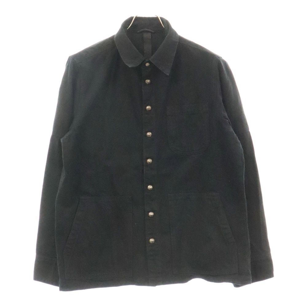 CHROME HEARTS (クロムハーツ) Last Bite Denim Shirts ラストバイト デニム カバーオール ジャケット ブラック