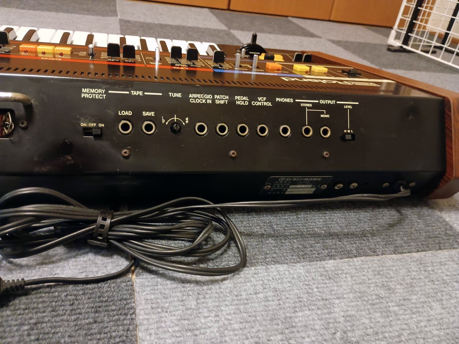 ハードケース付｜メモリ保持OK CR2032換装済｜ヴィンテージシンセ100V