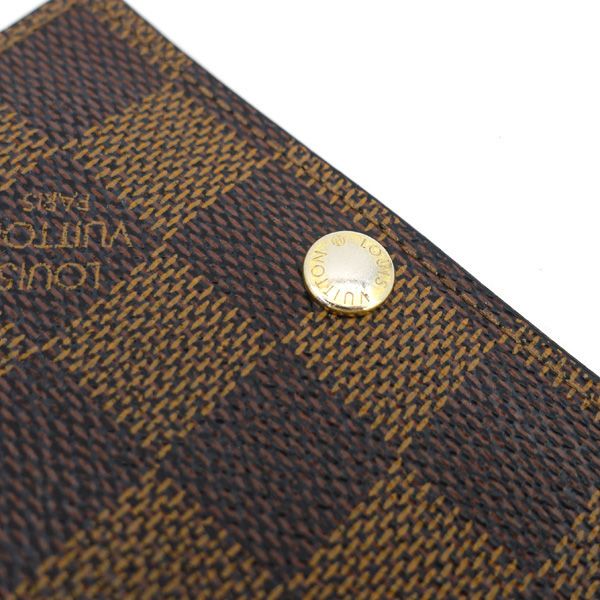 ダミエパターン ブラウンレザーキーケース LOUIS VUITTON ダミエ
