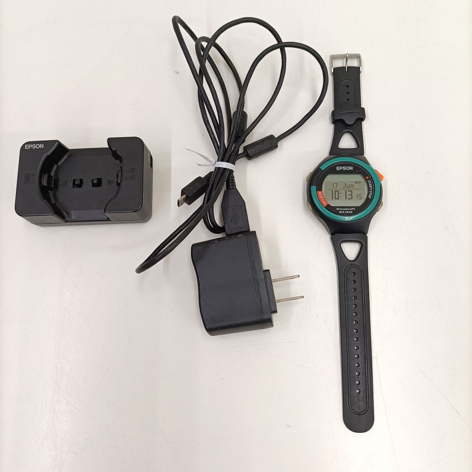 EPSON/GPSランニングウォッチ Wristable J-350B【美品】 EPSON GPS