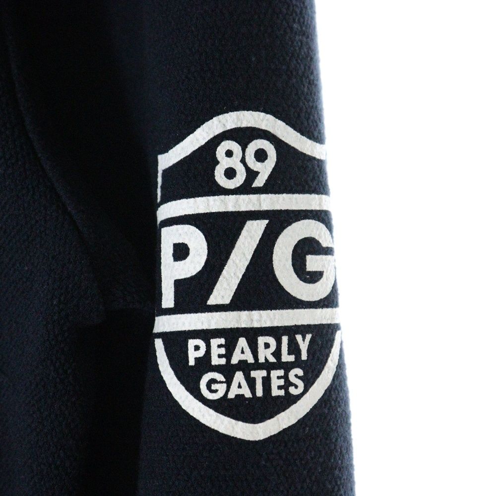 PEARLY GATES (パーリーゲイツ) ロゴプリント ジップアップフリース