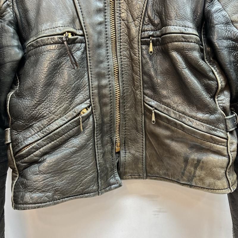 r*s様 Vanson 70s 80s talon 涙　ブラウン　レザー　ジャケ VANSON ヴァンソン ジャケット、上着 ライダース 70-80s 黒タグ