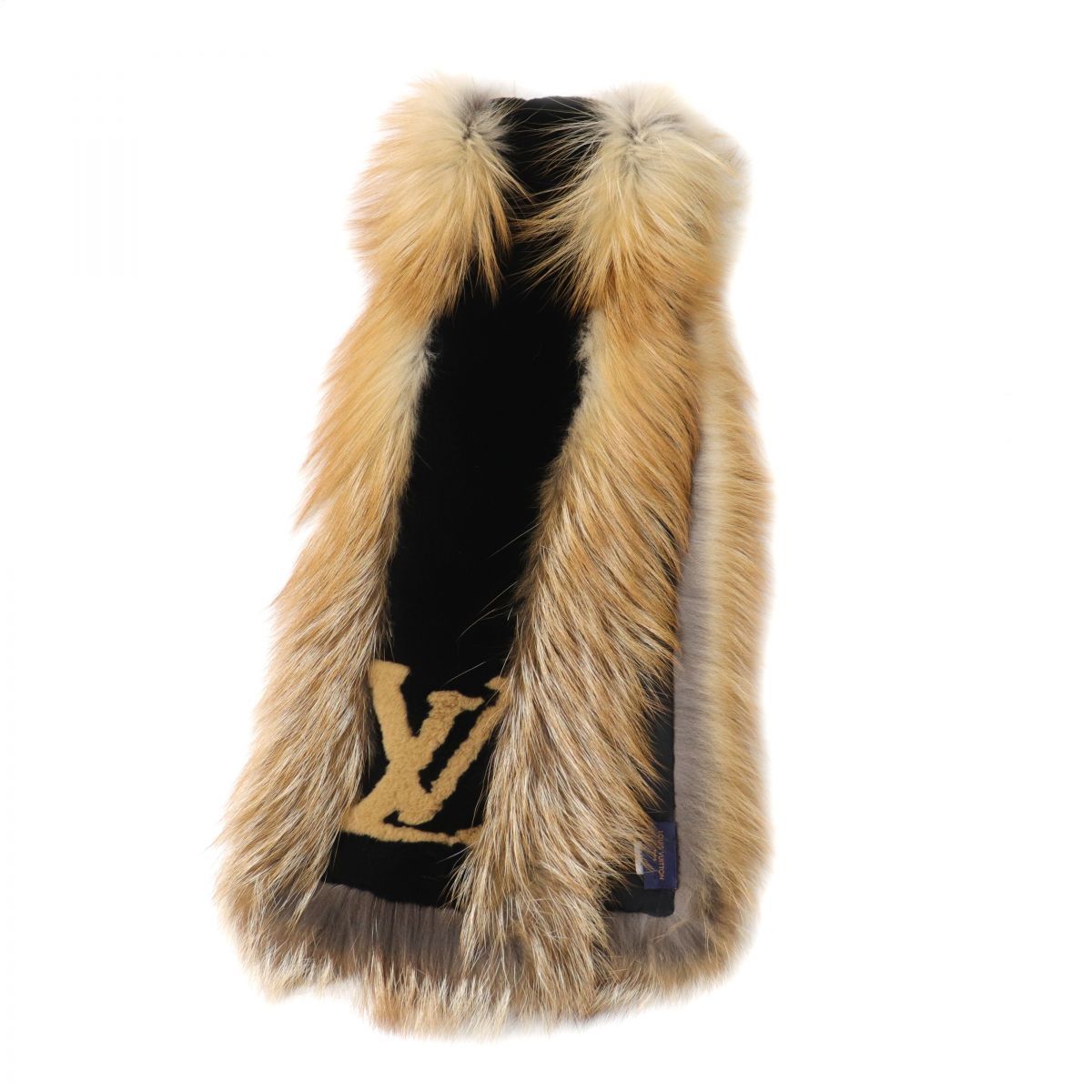 美品☆正規品 ルイヴィトン M70719 エシャルプ・ファーリー LVデザイン