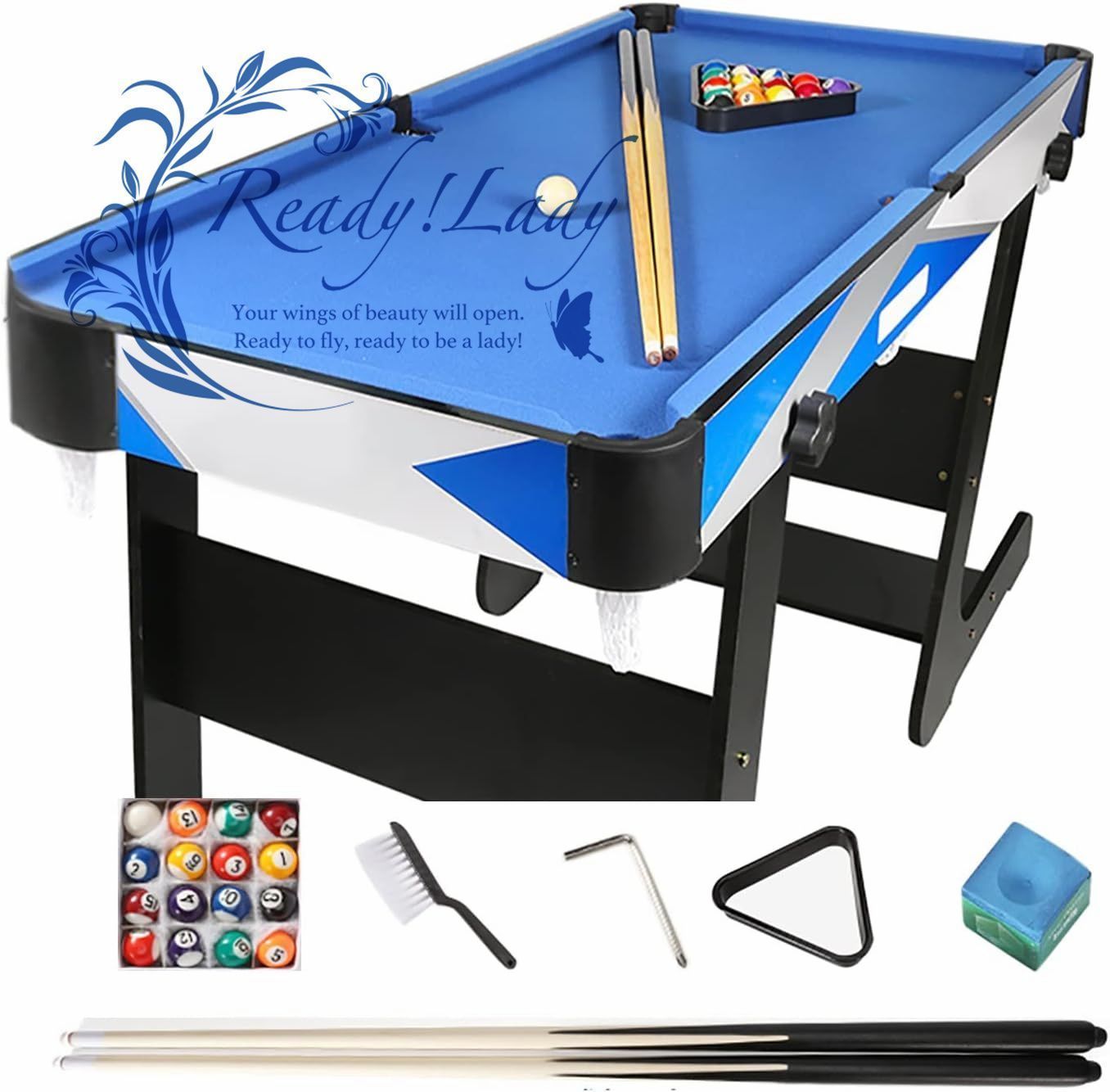 折りたたみビリヤード台、ポータブル ビリヤードテーブル ゲームセット