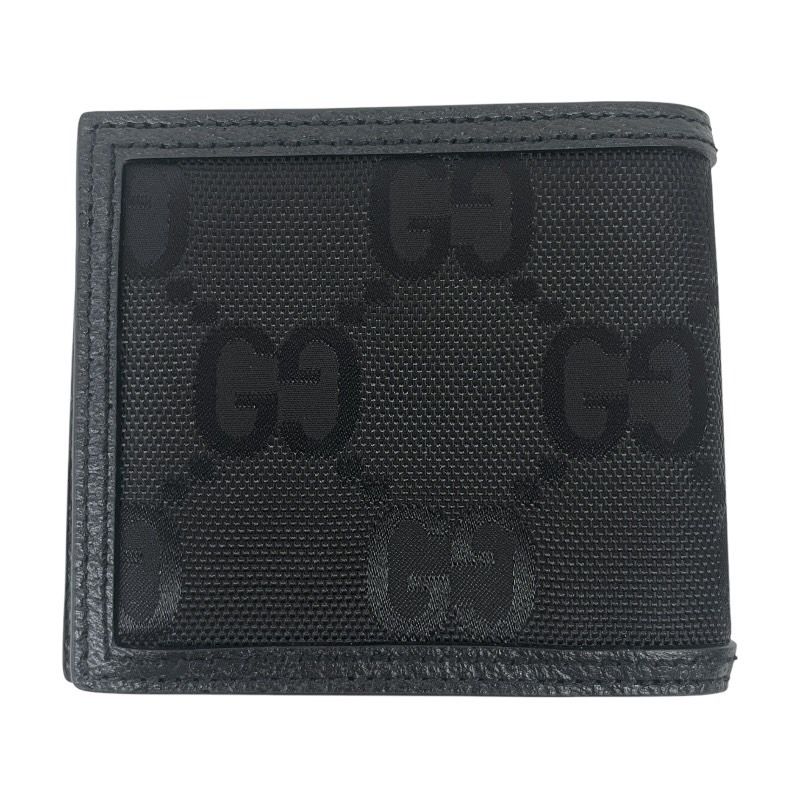 GUCCI】グッチ オフザグリッド 625574 二つ折り財布 メンズ 黒  