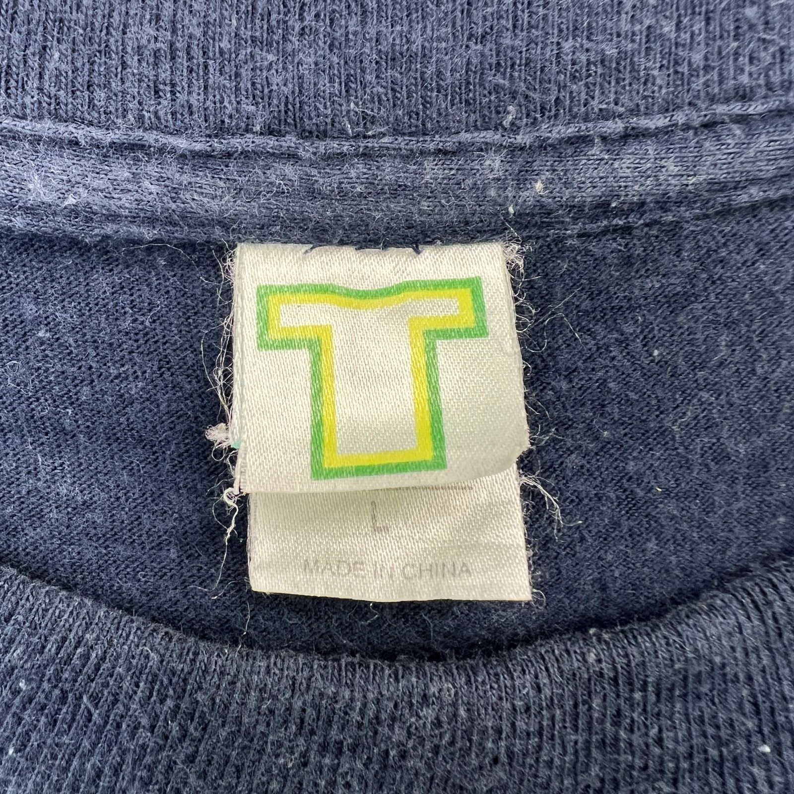 高津臣吾 Tシャツ メンズ L ネイビー 濃紺 【 ヤクルトスワローズ 応援 