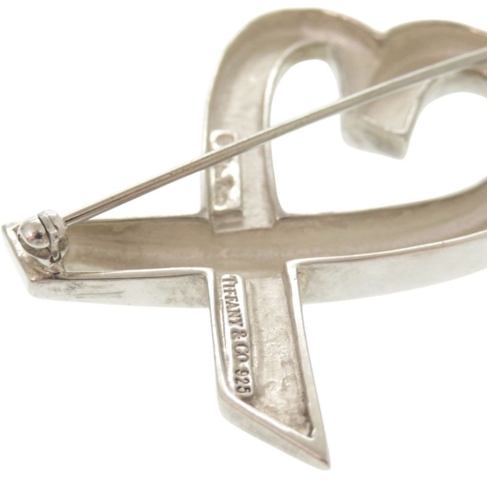 美品 ティファニー ラビングハート シルバー925 ブローチ 1776