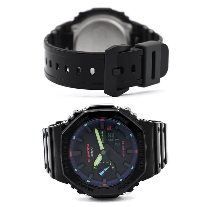 G-shock GA-2100RGB カシオークカスタマイズブラックレインボー 楽天市場】G-shock Ga2100 カシオーク カスタマイズ カラフル