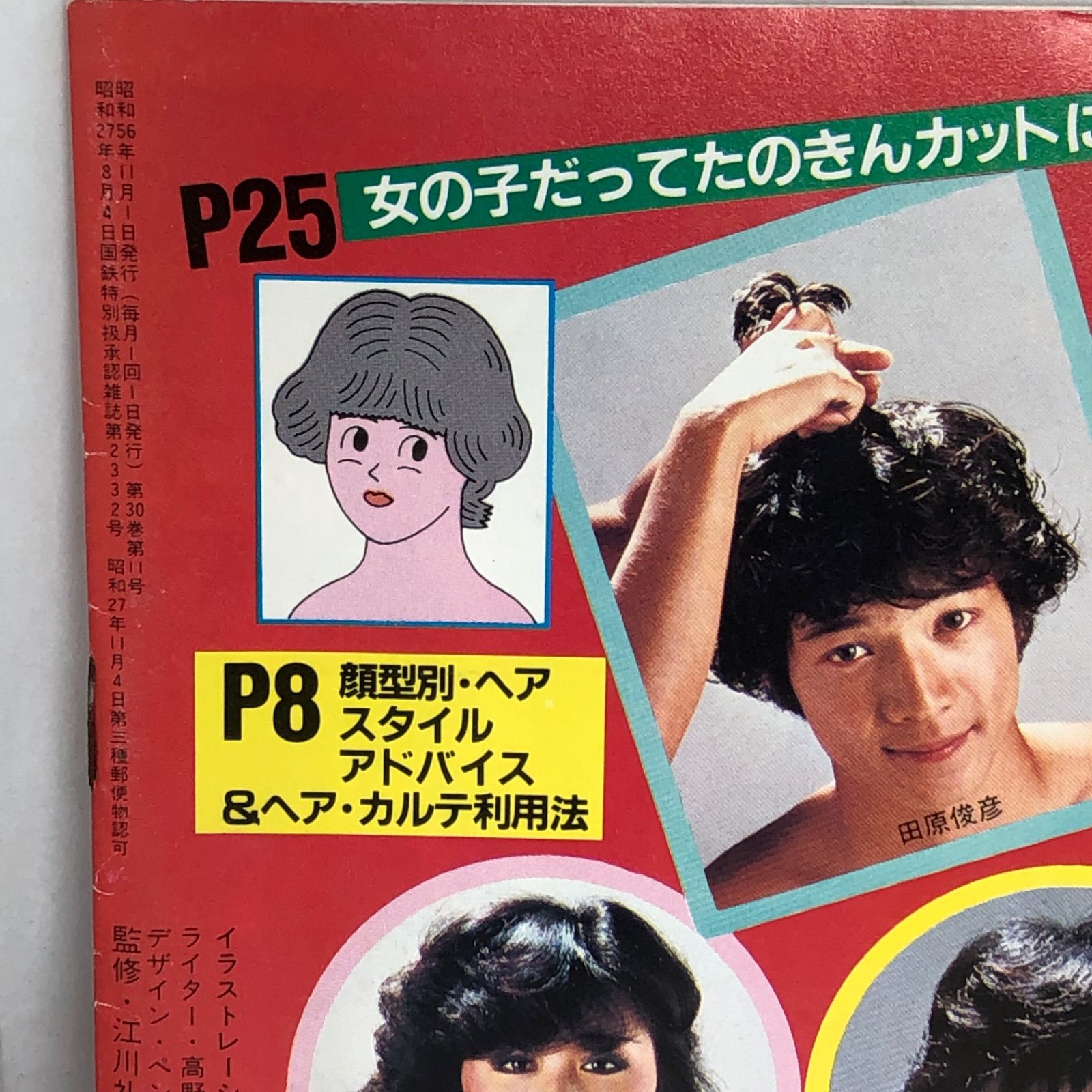明星 付録 ヘアカタログ 「Do! Hair」 昭和56年 11月号 柏原