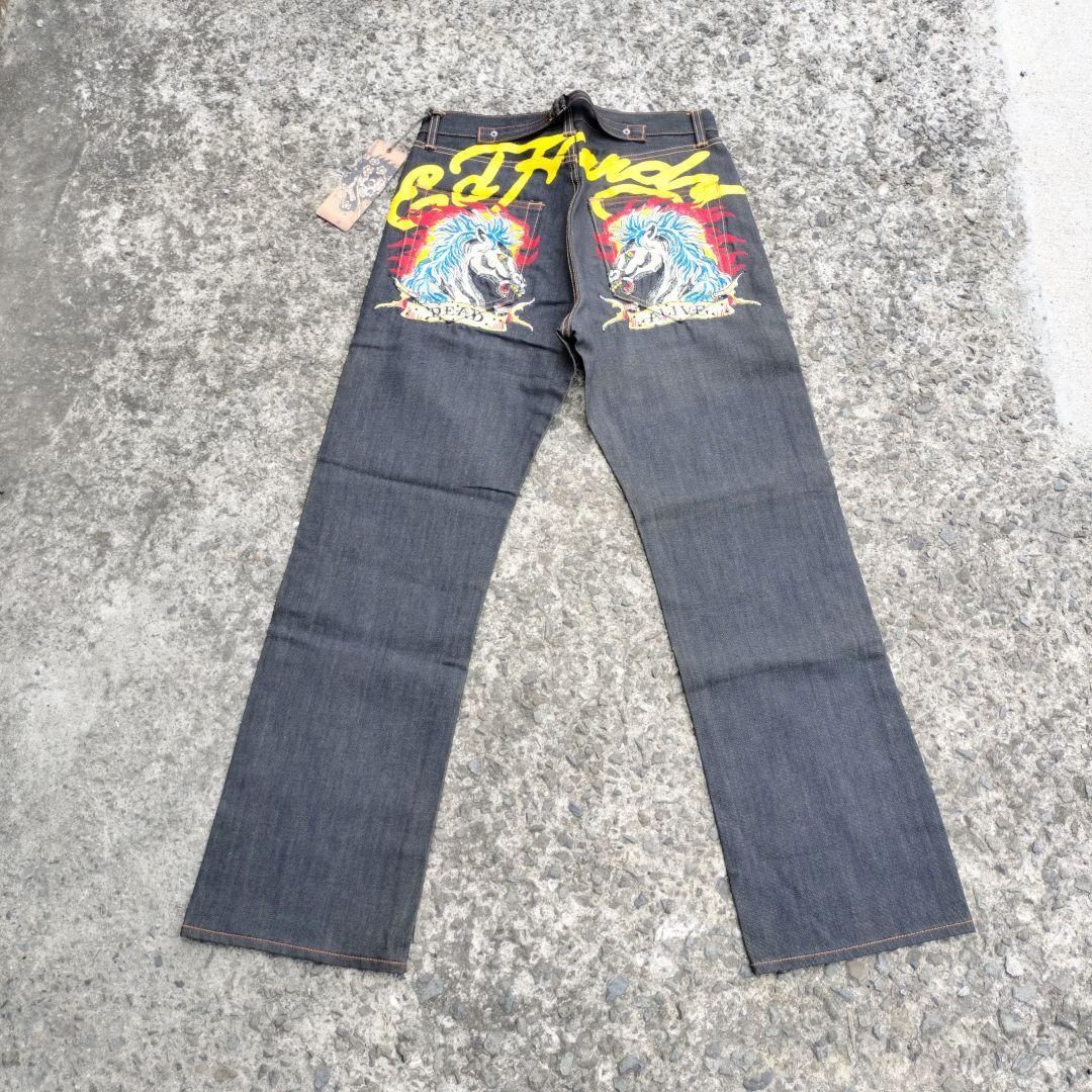 ED HARDY RDMBL DED/ALIVE HRS DNM MENS 32×32 【公式通販】