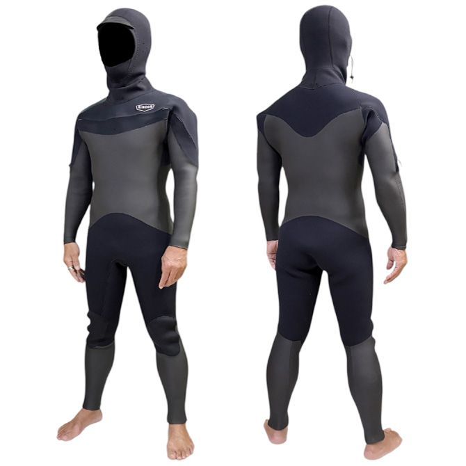 6サイズ リンコン ウェットスーツ 5 3mm セミドライ フルスーツ フード付き ロングチェストジップ Rincon WetSuit 5 3mm Semidry FullSuits Hooded LongChestZip BlackEdition