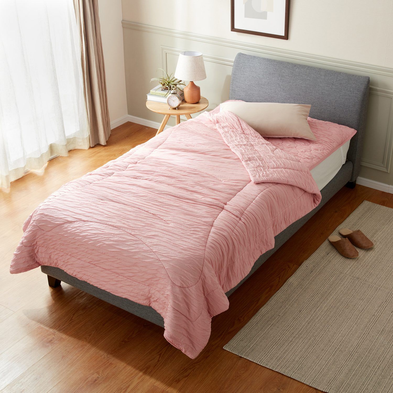 モリリン】柔らかで贅沢な掛け心地 洗えるなめらかシルクの肌掛け布団