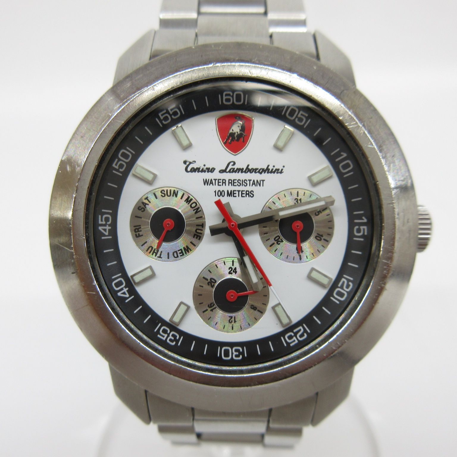 Tonino Lamborghini ランボルギーニ 腕時計 シルバー クォーツ - メルカリ