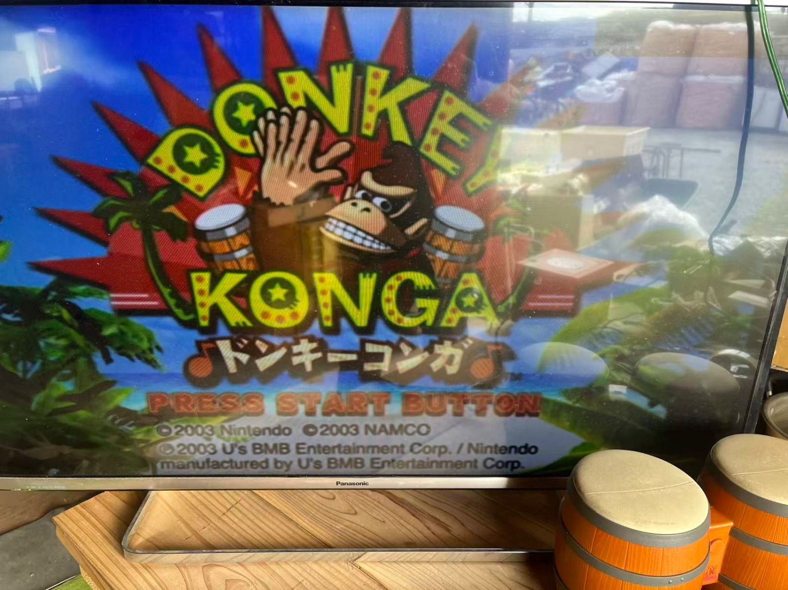 オレンジ ゲームキューブ 本体 コントローラー ソフト Nintendoゲームキューブ ドンキーコンガー付き 動作 済