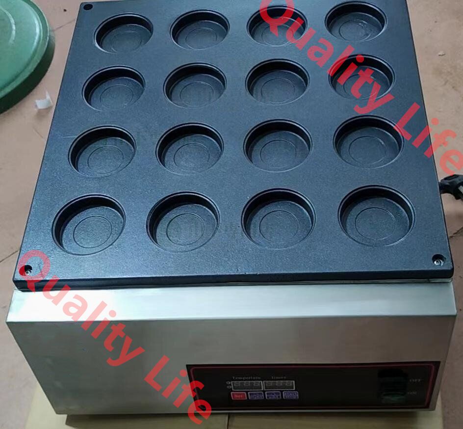 16穴 大判焼器 大判焼き 大判焼機 今川焼 デジタルディスプレイ付き 単相 200V 厨房|業務