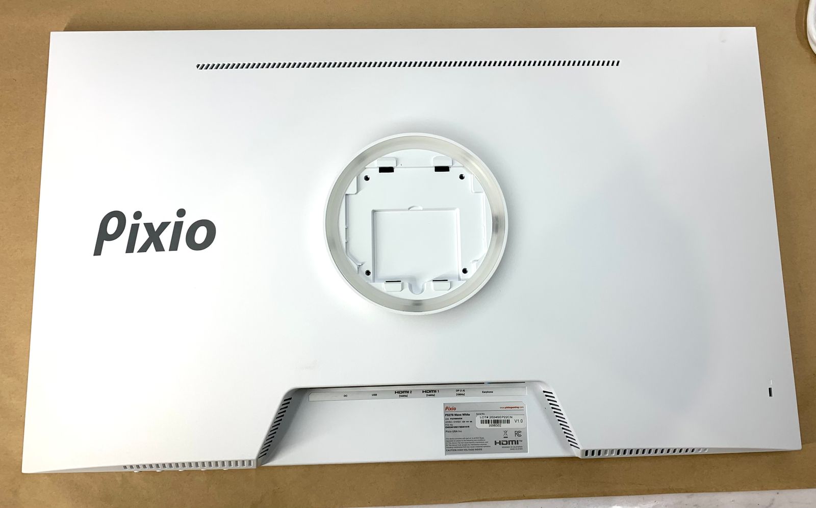 ジャンク品】PIXIO PX278WAVEW-O ゲーミングモニター 27型 /WQHD PX278